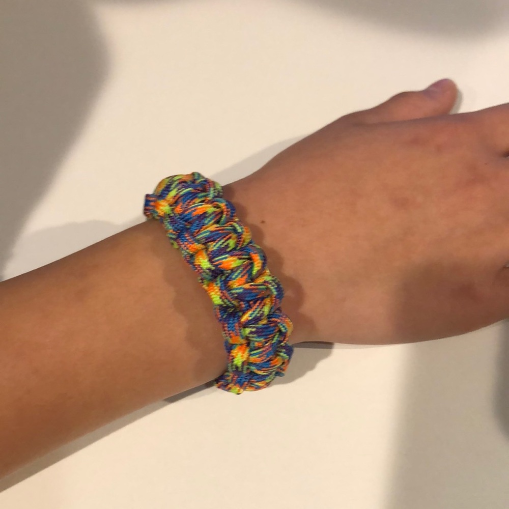 Rainbow Paracord bracelet for Youth